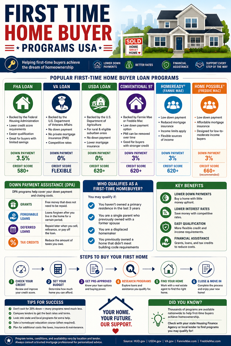 Overview of First Time Home Buyer Programs