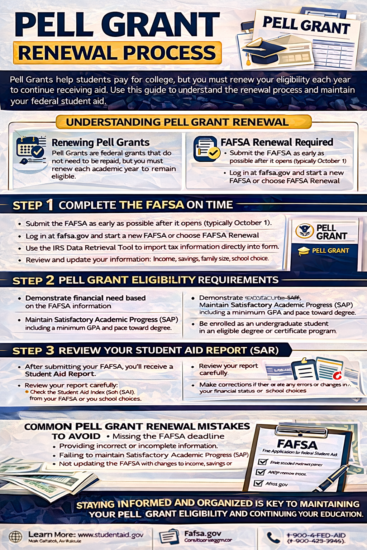Pell Grant Renewal Proces Step-by-Step FAFSA Renewal Guide 2026